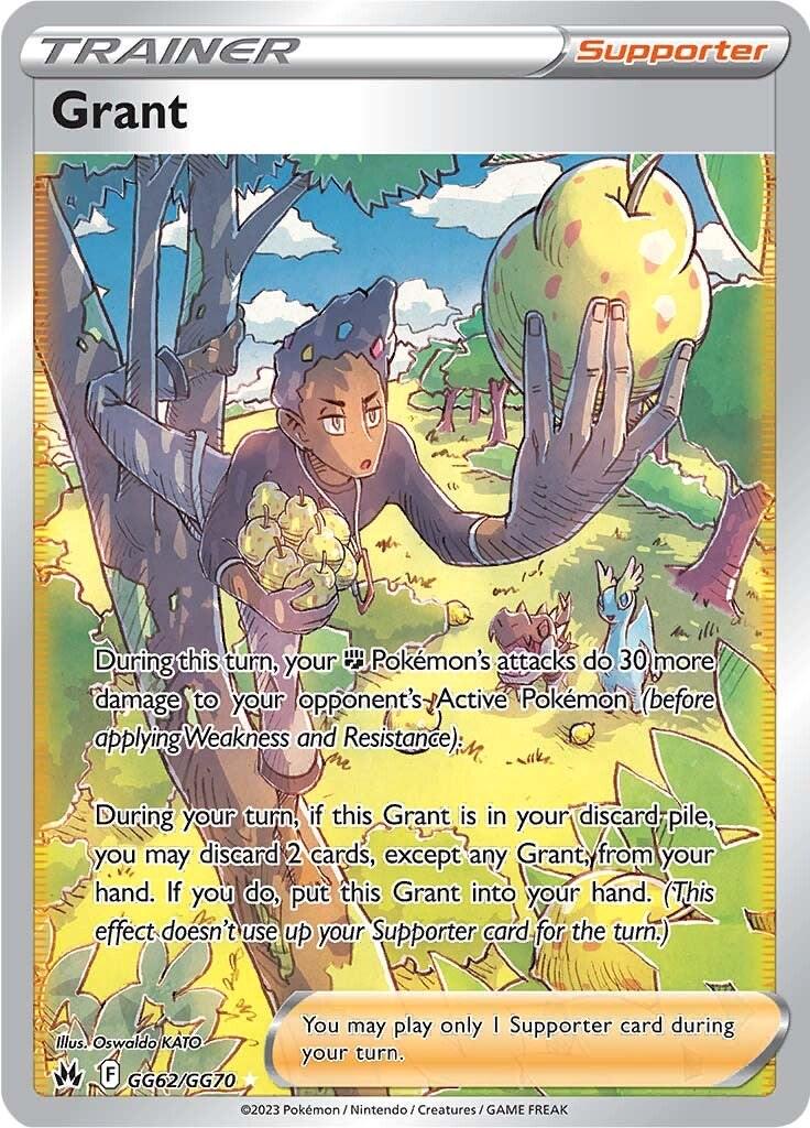 Crown Zenith Grant Pokémon card